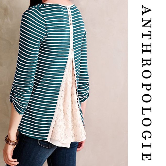 Anthropologie Tops - Anthropologie Meadow Rue Cassia Scoopneck Tee Med
